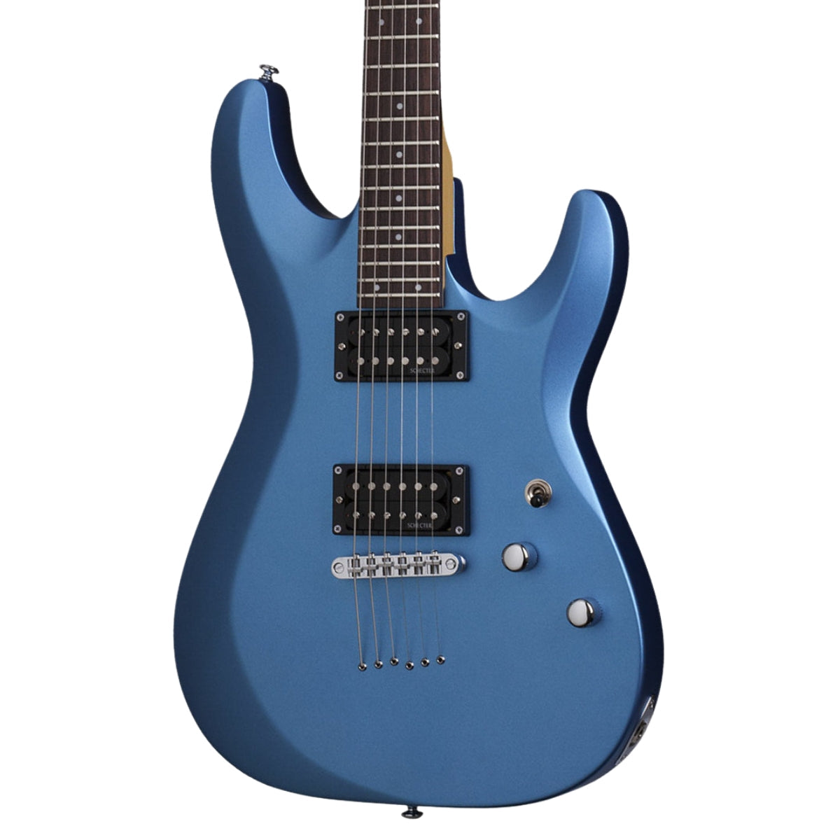 GUITARRA ELECTRICA SCHECTER C-6 DELUXE METALLIC LIGHT BLUE