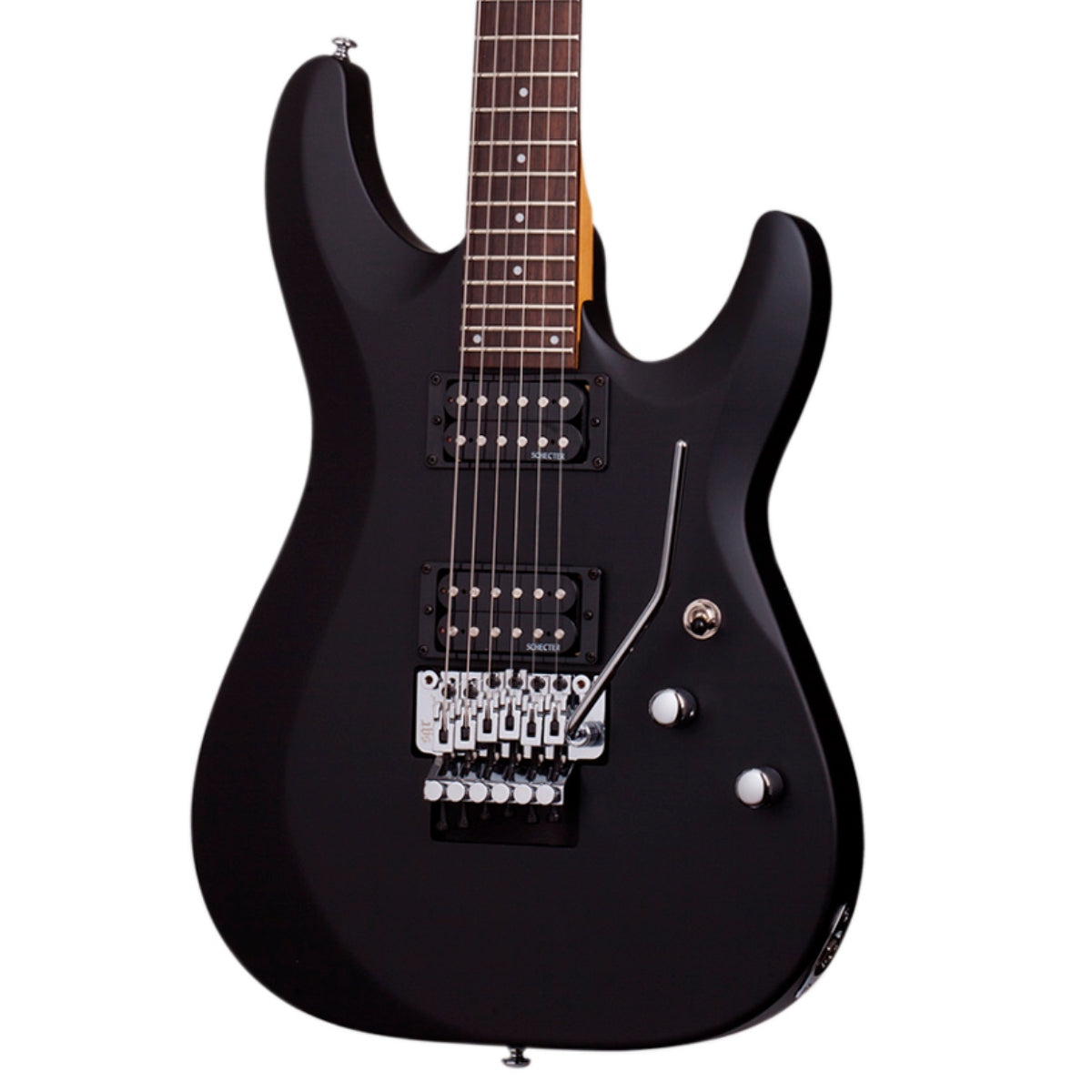 GUITARRA ELECTRICA SCHECTER C-6 DELUXE NEGRO SATINADO