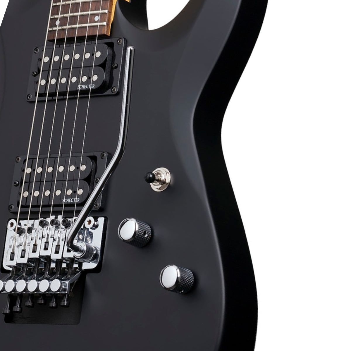 GUITARRA ELECTRICA SCHECTER C-6 DELUXE NEGRO SATINADO