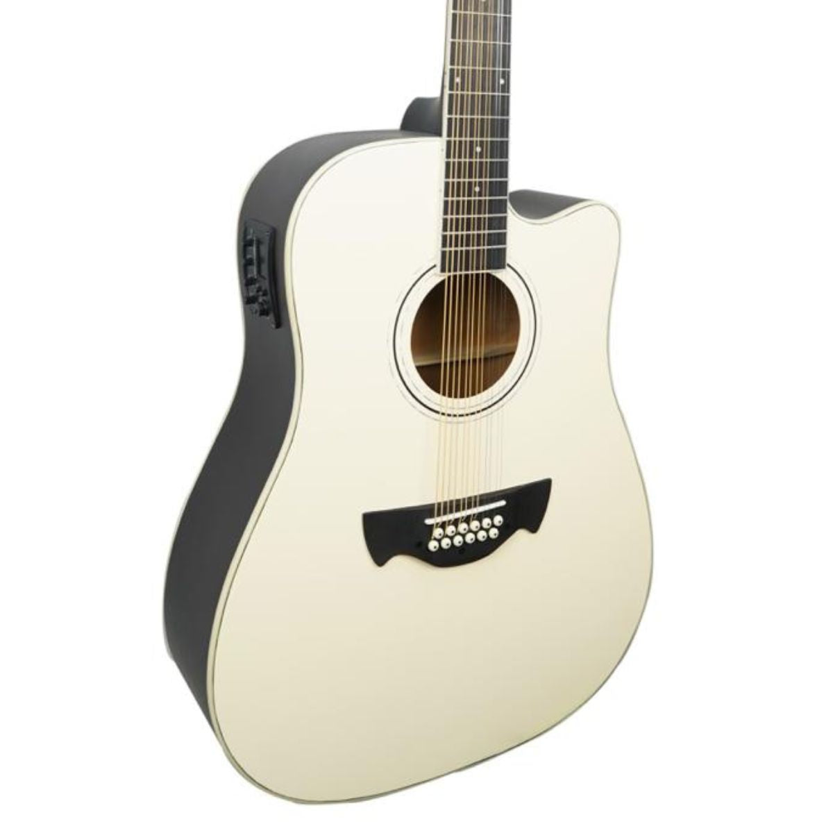 GUITARRA ELECTROACUSTICA TAGIMA RIO BRAVO DOCEROLA BLANCA RIO BRAVO-XII-EQ OWHS