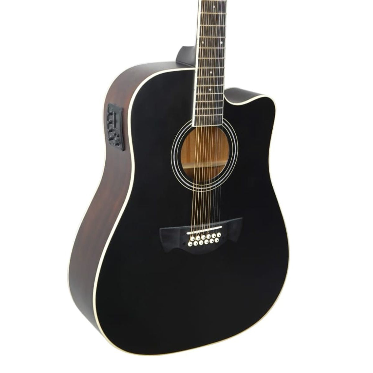 GUITARRA ELECTROACUSTICA TAGIMA RIO BRAVO DOCEROLA NEGRO RIO BRAVO-XII-EQ BKS