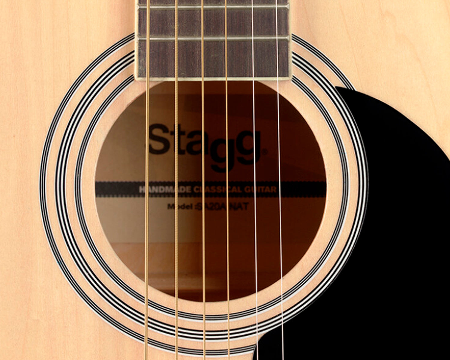 Guitarra Acústica Stagg SA20A-NAT Auditorium Basswood Natural