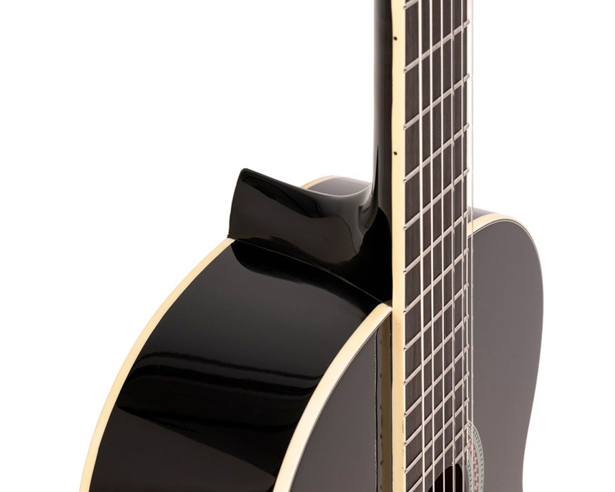 Guitarra Clásica Angel Lopez Alicante SM BK Spruce High Gloss