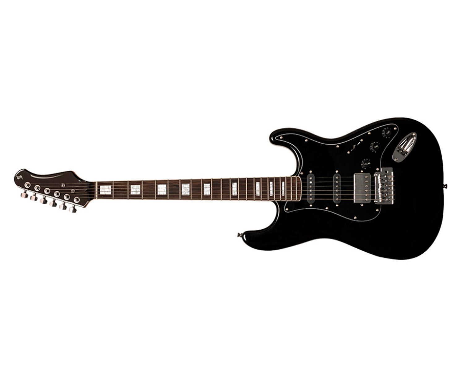 Guitarra Eléctrica Stagg SES60BLK Tipo Stratocaster Negra