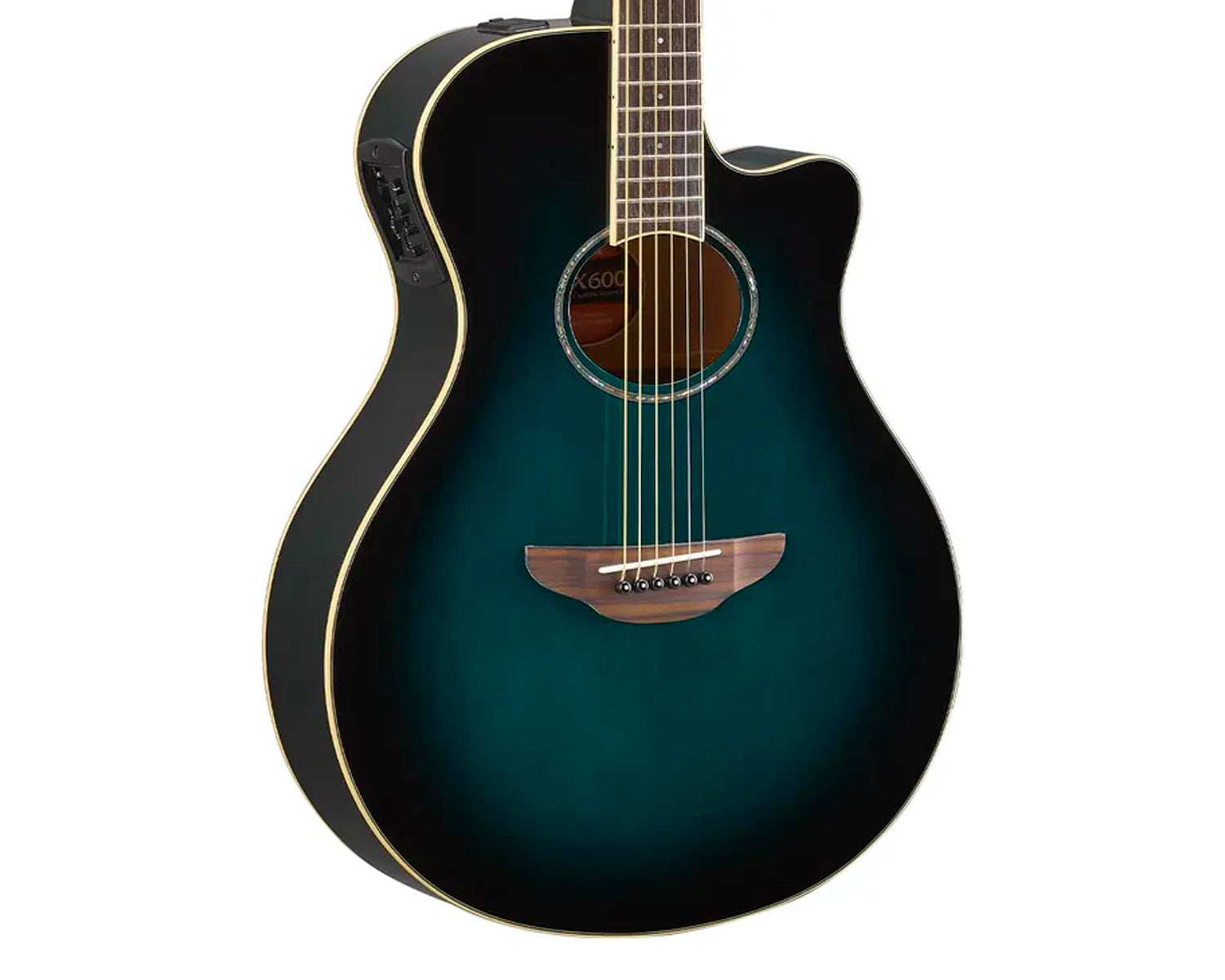 Guitarra Electroacústica Yamaha APX600OBB Oriental Blue Burst