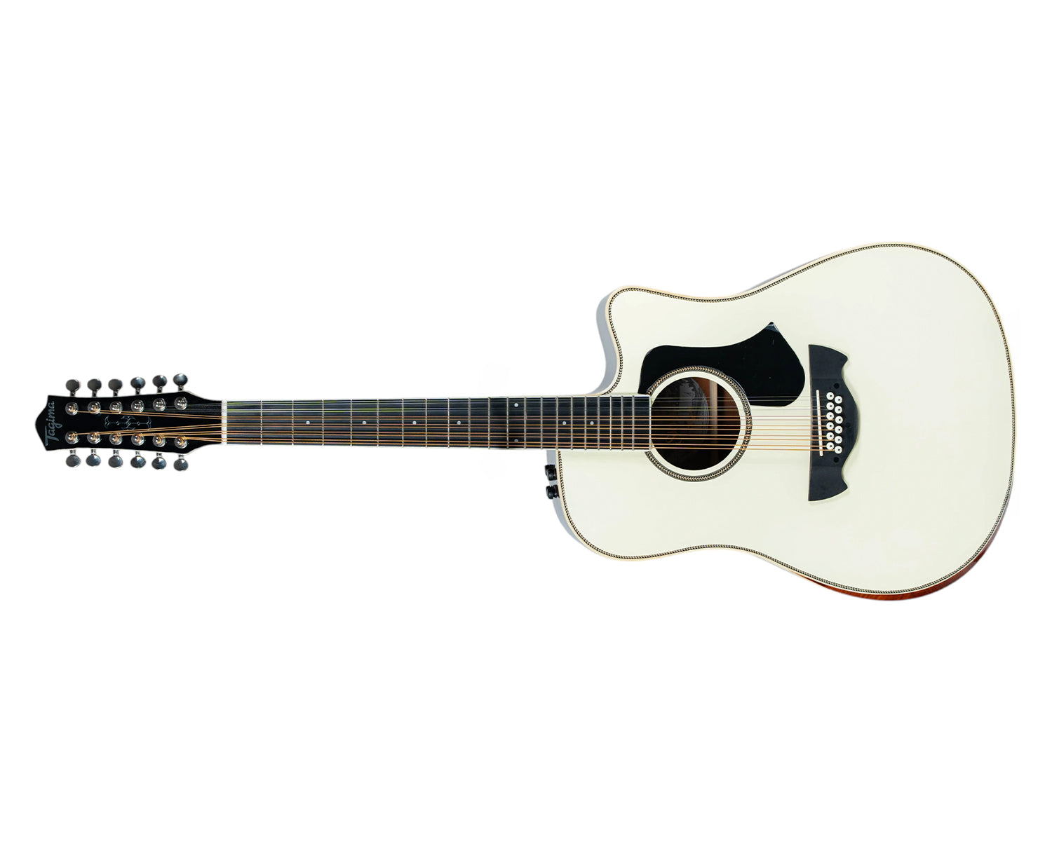 Guitarra Electroacústica de 12 Cuerdas Tagima Sierreña XII EQ White