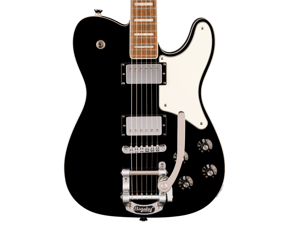Guitarra eléctrica Fender Paranormal Troublemaker Telecaster Deluxe Bigsby negra