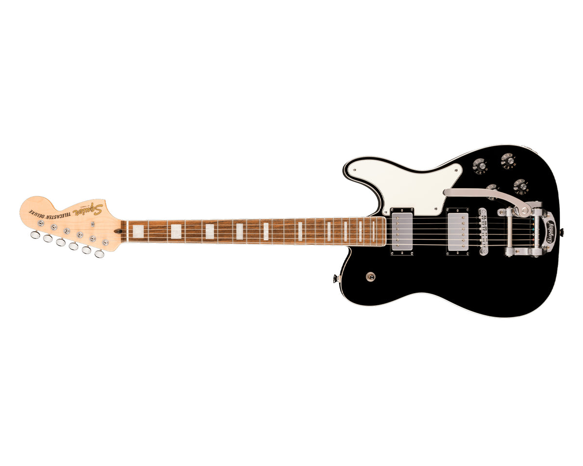 Guitarra eléctrica Fender Paranormal Troublemaker Telecaster Deluxe Bigsby negra