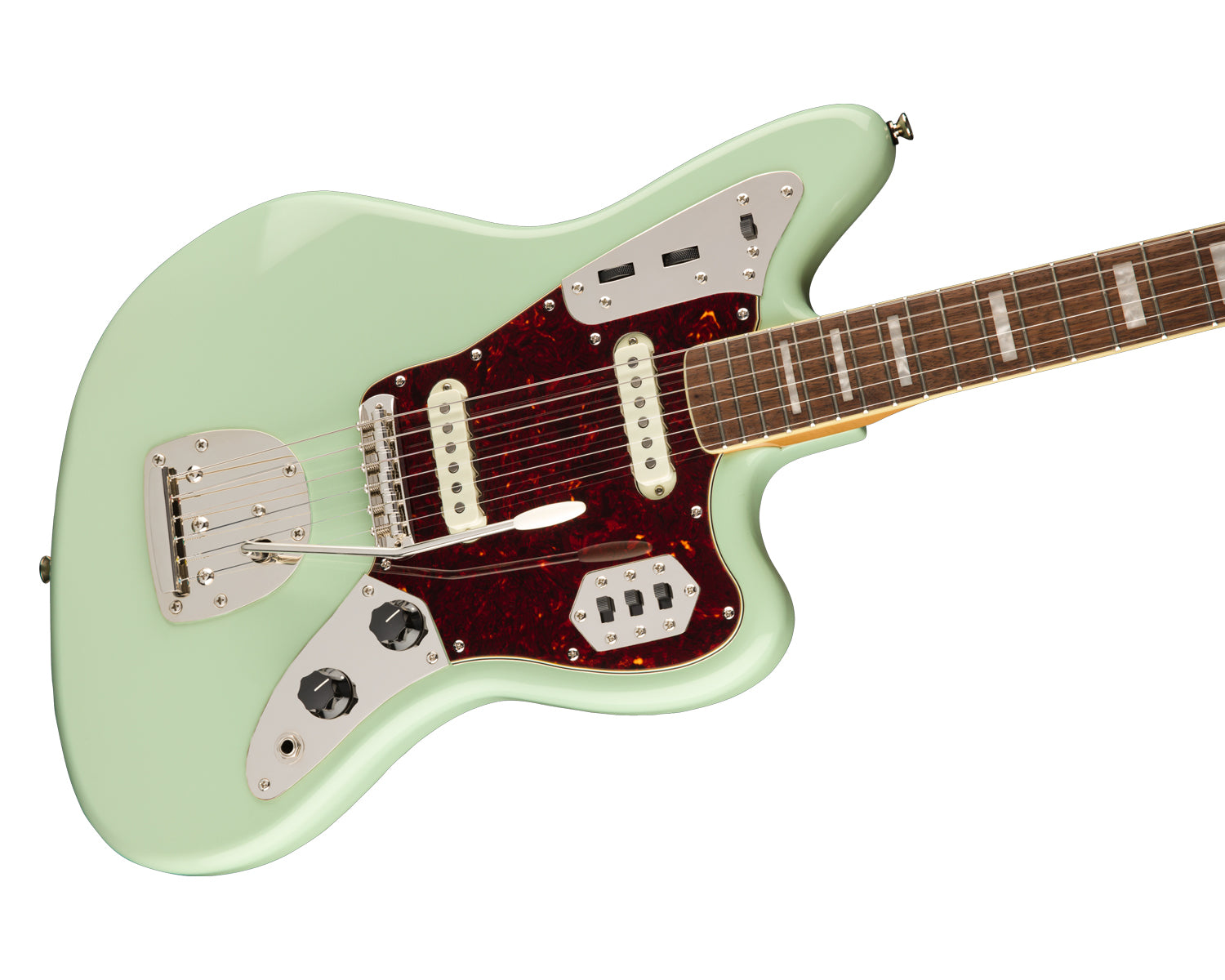 Guitarra eléctrica Squier Classic Vibe '70s Jaguar Laurel Fingerboard Surf Green