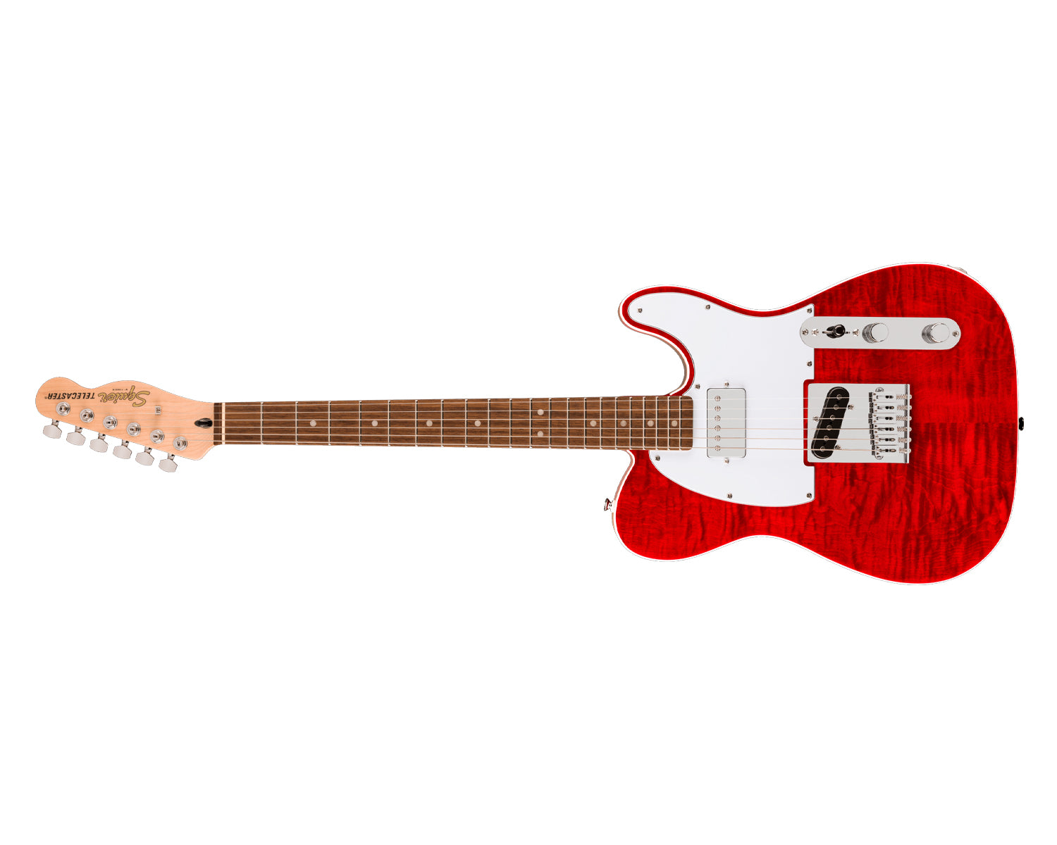 Guitarra eléctrica Squier Telecaster FMT SH Affinity Series Crimson Red Transparent