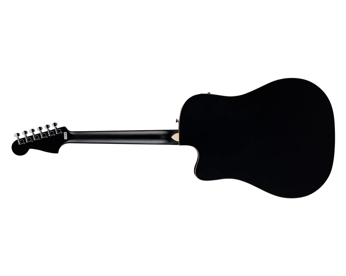 Guitarra electroacústica Fender California Debut Redondo CE, Walnut, Black