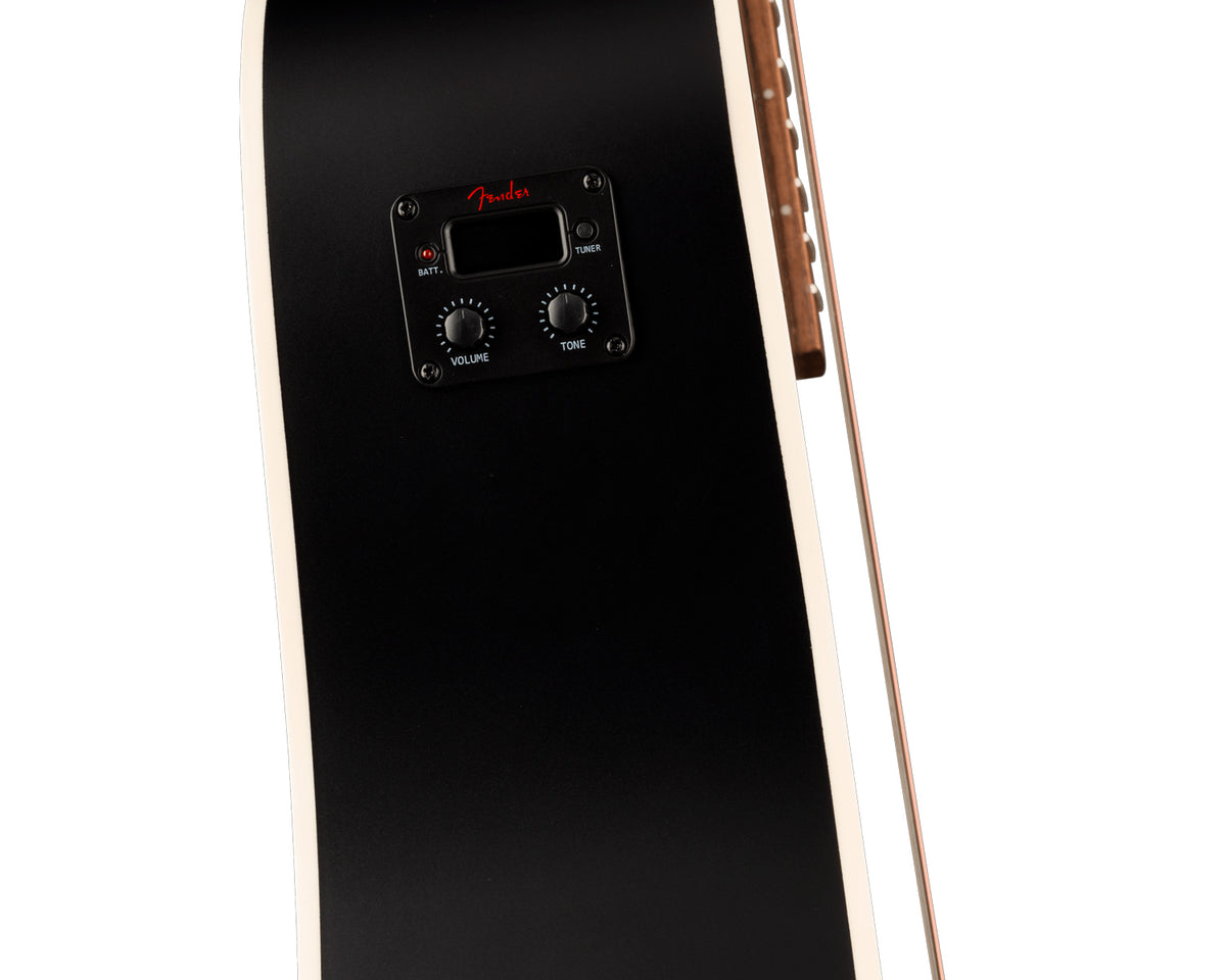 Guitarra electroacústica Fender California Debut Redondo CE, Walnut, Black