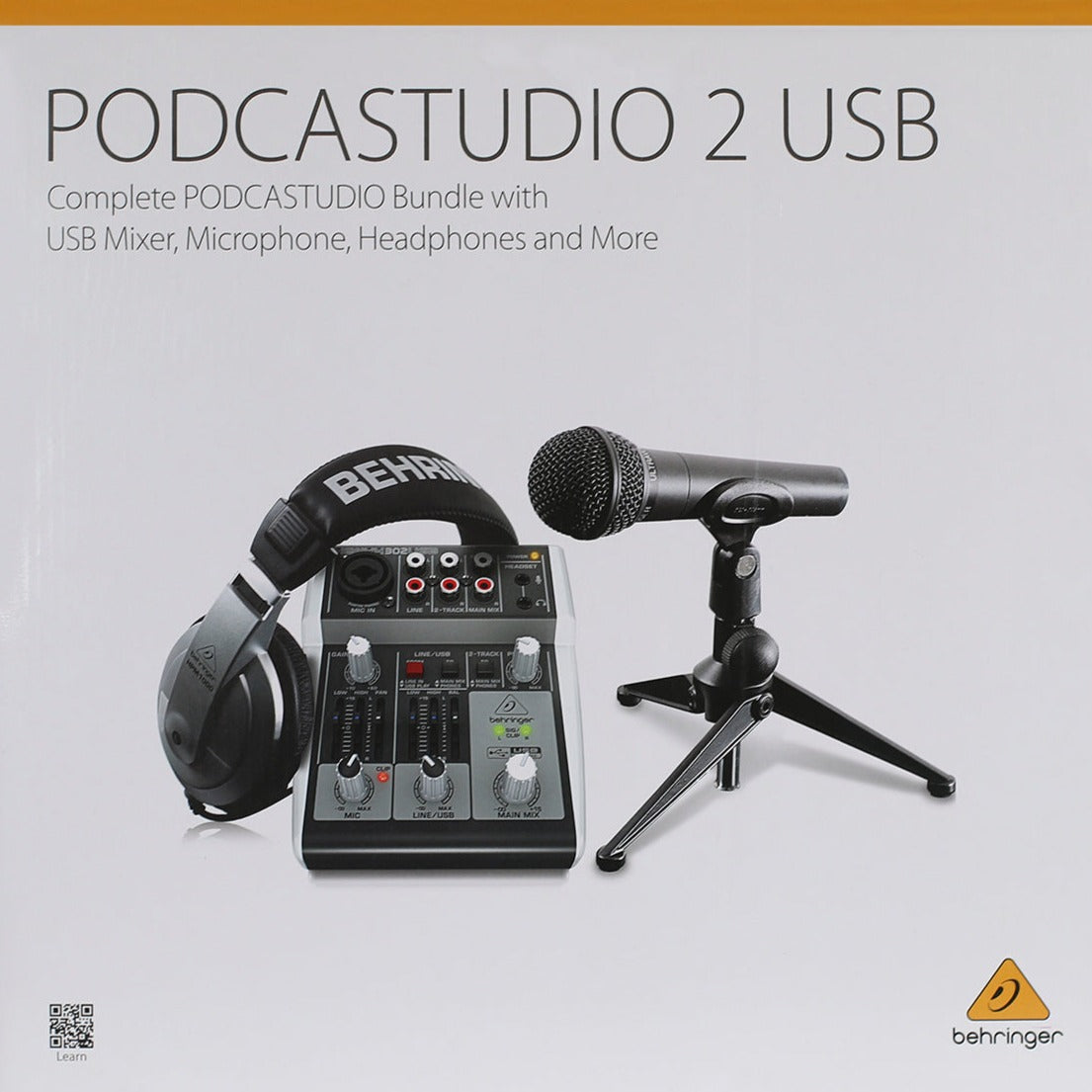 SISTEMA BEHRINGER PODCASTUDIO 2 USB