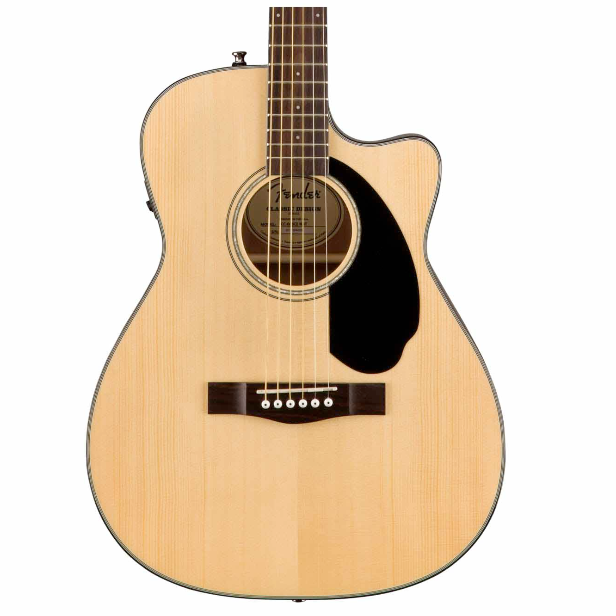 Guitarra Electroacustica Fender CC-60SCE Concert, Natural WN