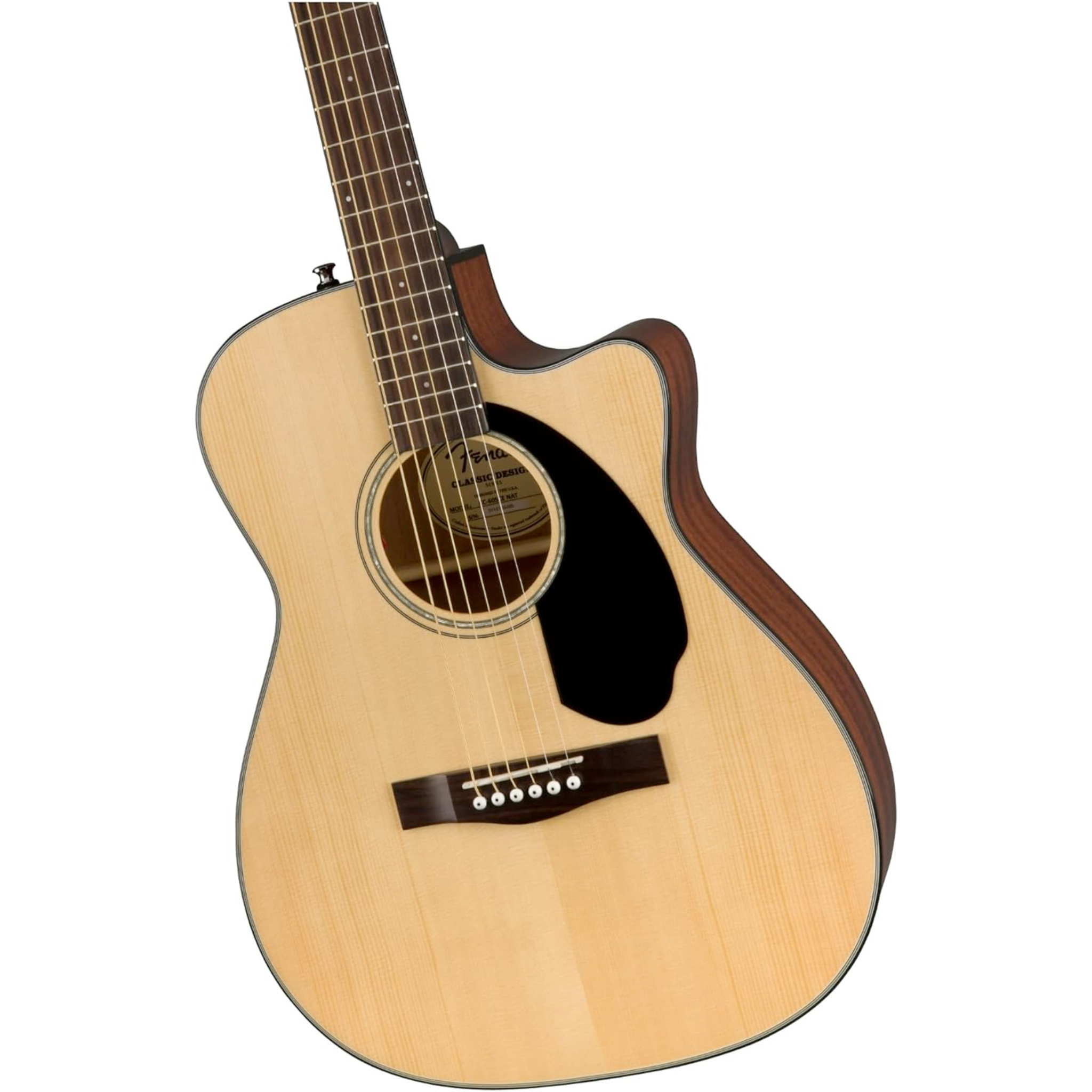 Guitarra Electroacustica Fender CC-60SCE Concert, Natural WN