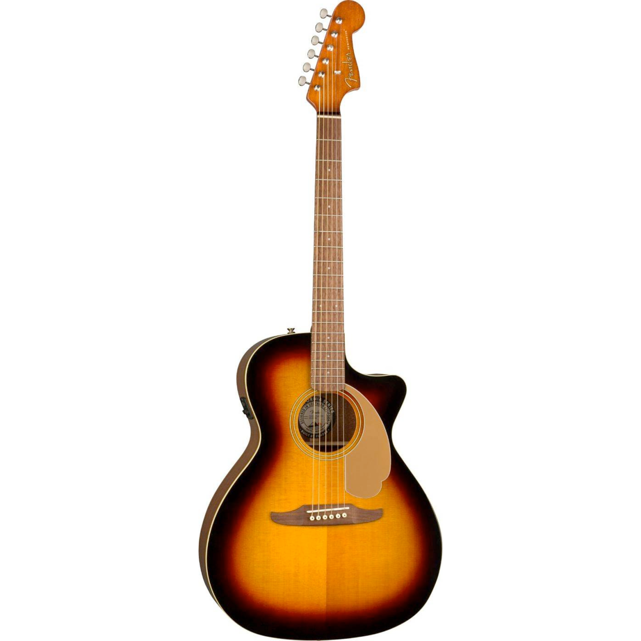 Guitarra Electroacústica Fender Redondo Player Sunburst con Diapasón de Nogal