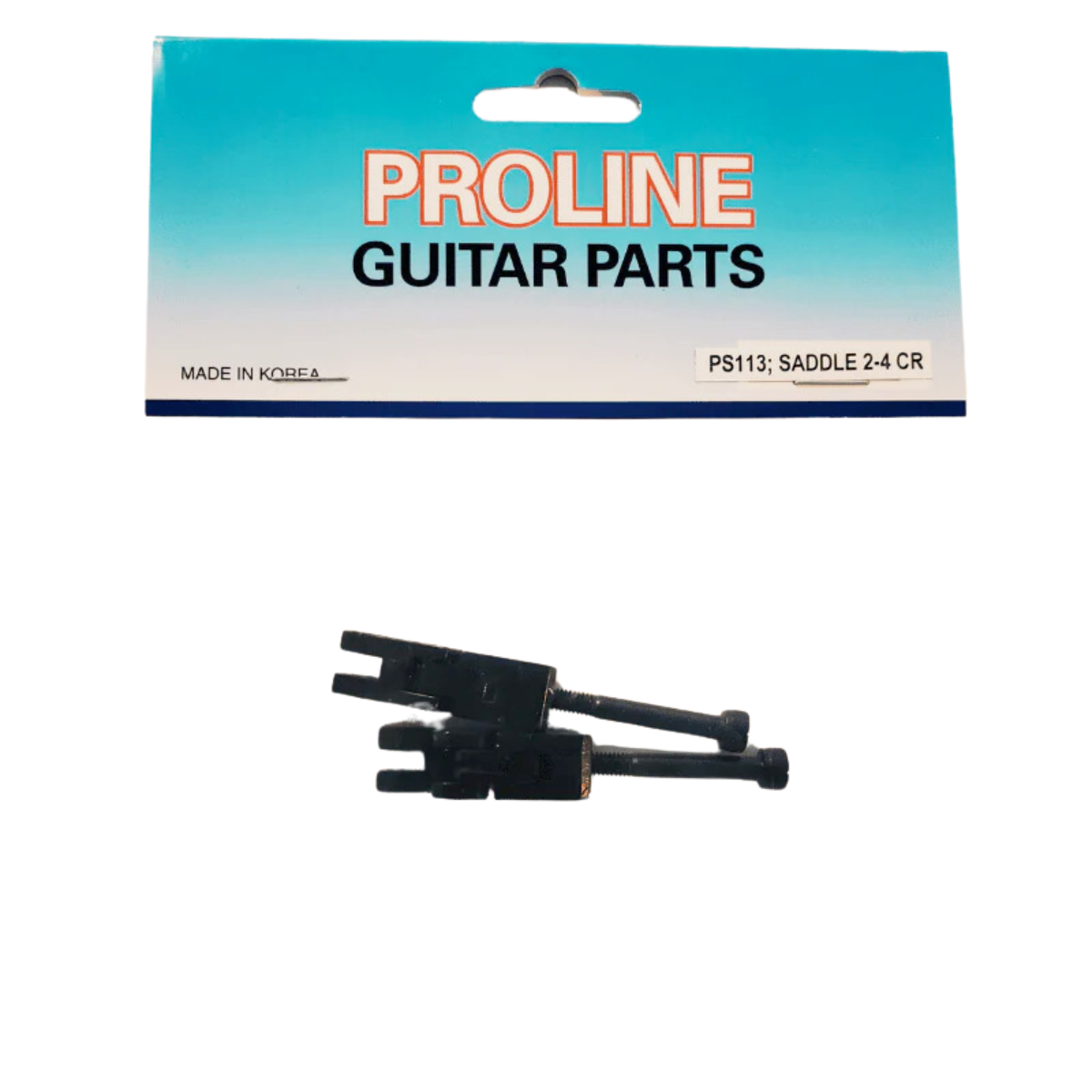 JUEGO DE 2 SADDLES ( CARRITOS ) PARA FLOYD ROSE SPECIAL ALTURA 2 (B A) CROMADO PROLINE PPS113CR 2