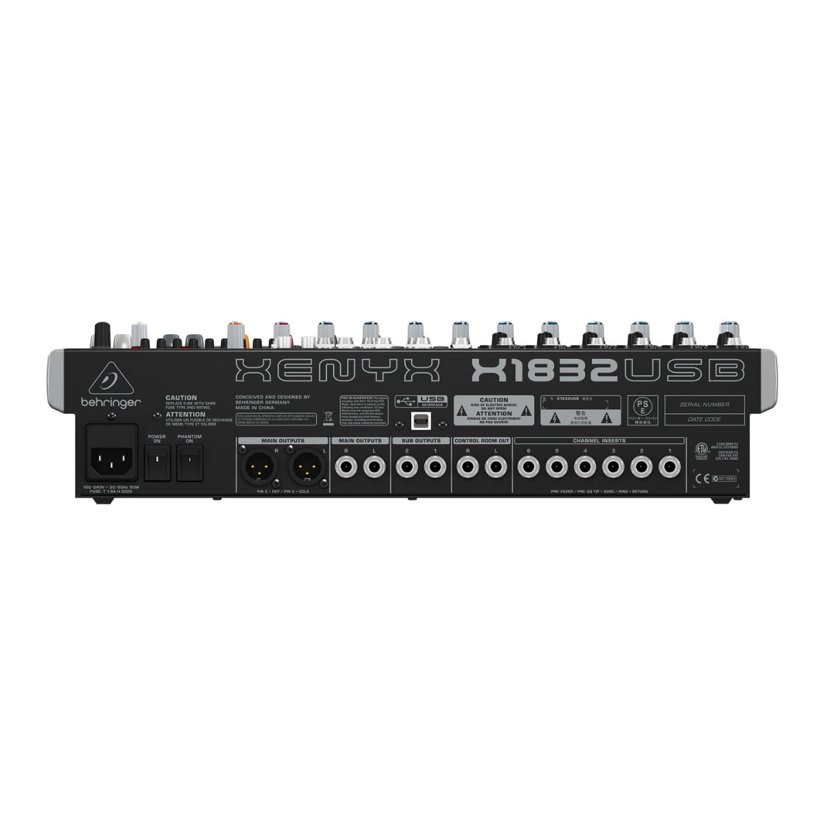 MEZCLADORA BEHRINGER X1832USB