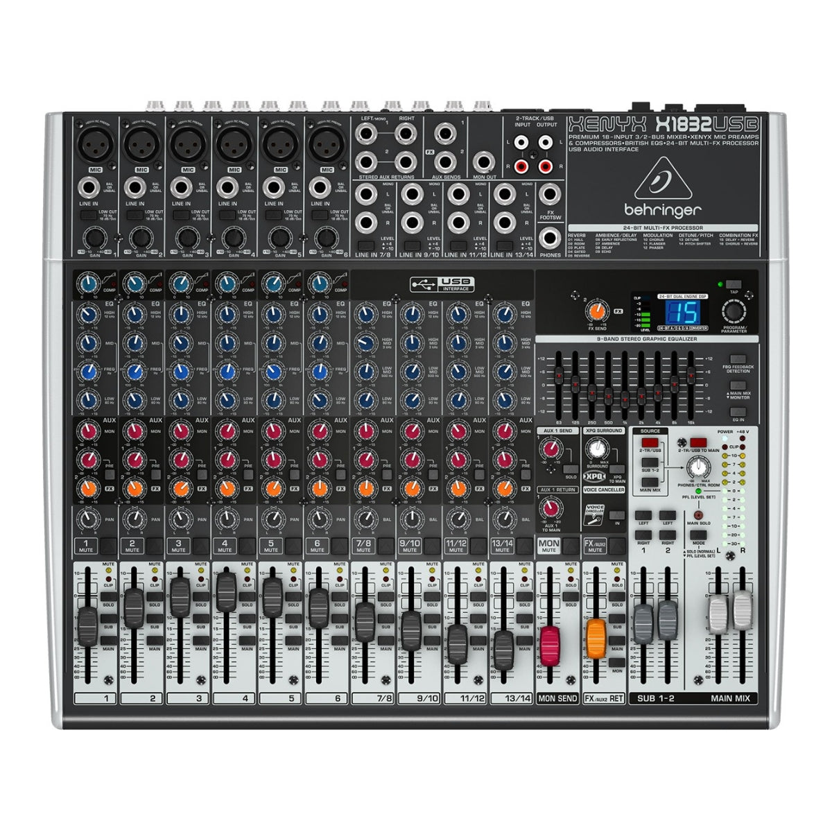 MEZCLADORA BEHRINGER X1832USB