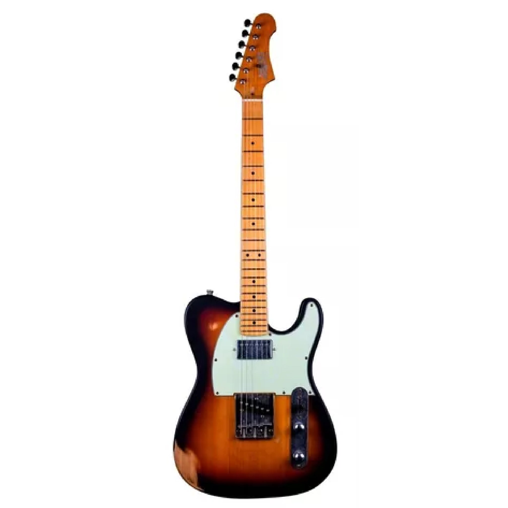 JET GUITARS JT-350 TELECASTER RELIC SUNBURST
