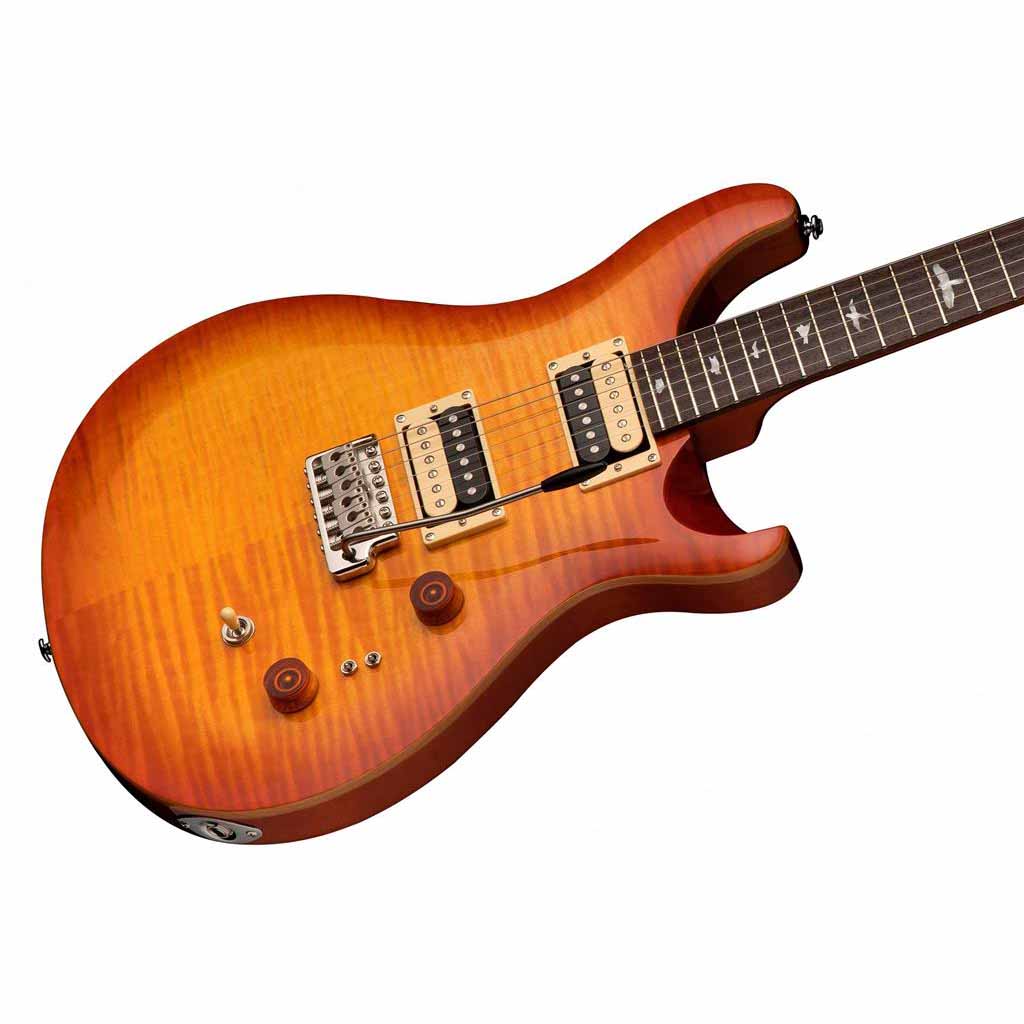 Guitarra Eléctrica PRS SE Custom 24-08 Vintage Sunburst con Gigbag – Versatilidad y Sonido Premium