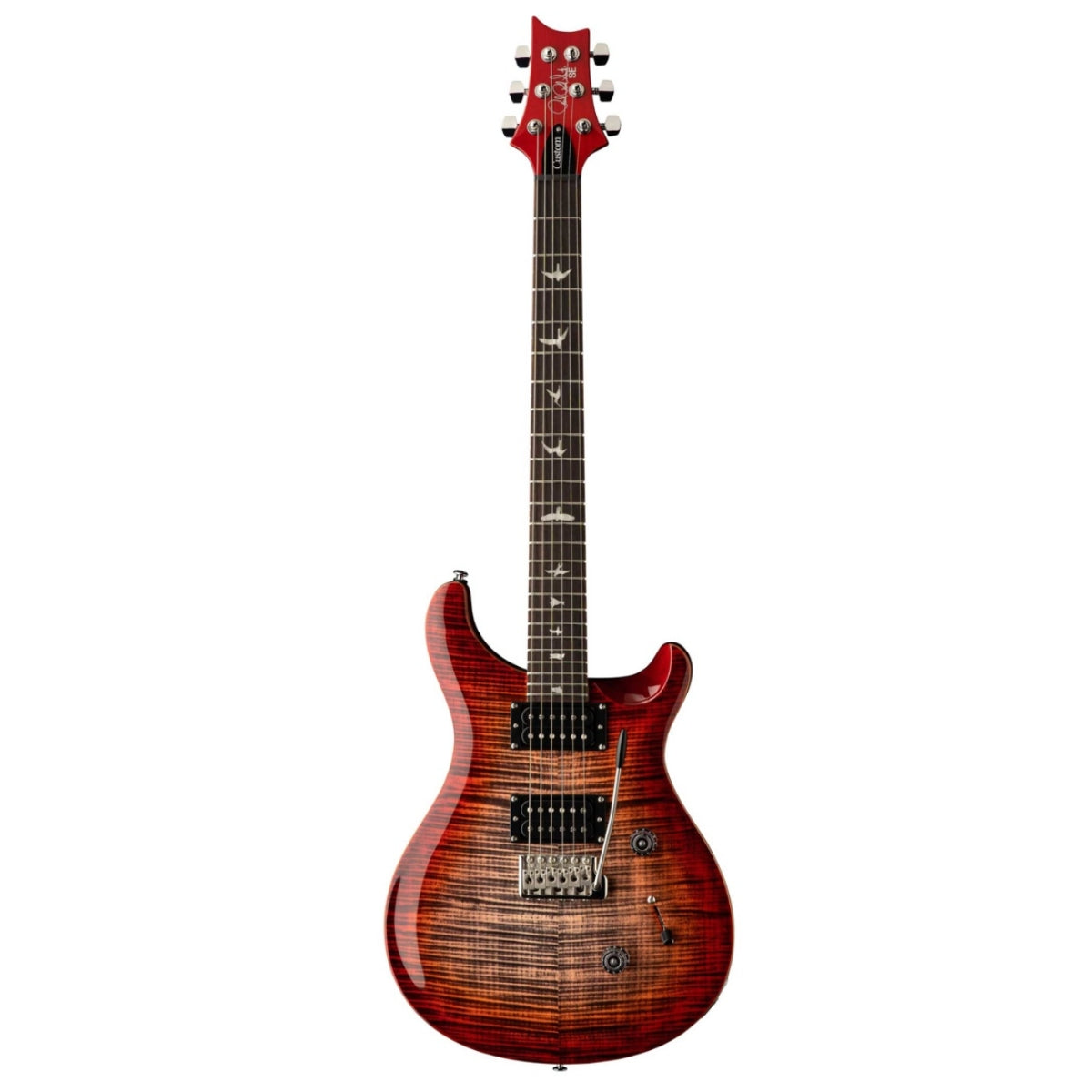 PRS SE CUSTOM 24 CHARCOAL CHERRY BURST GUITARRA ELECTRICA CON GIG BAG