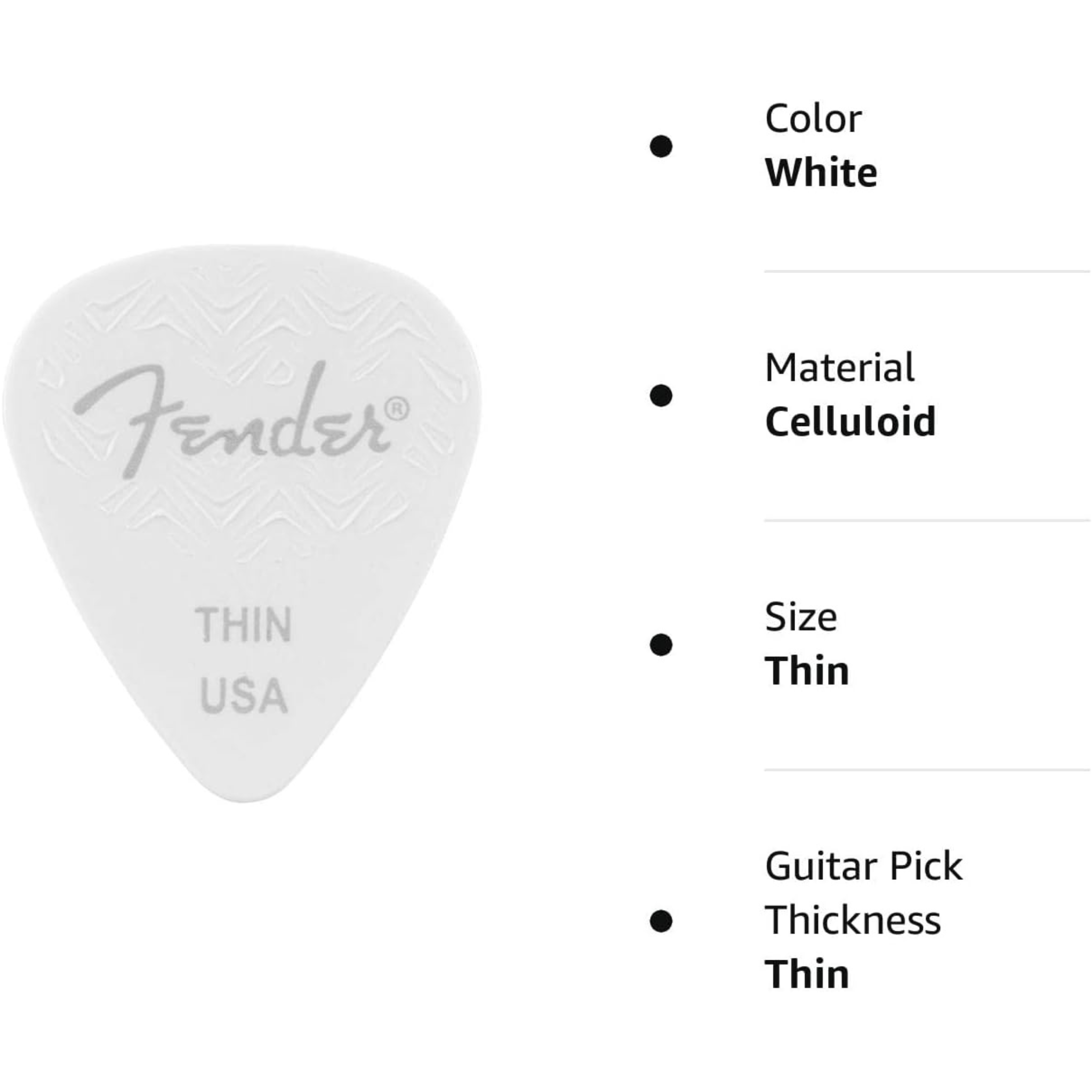 PUA FENDER WHITE GROSS SHAPE 351 THIN