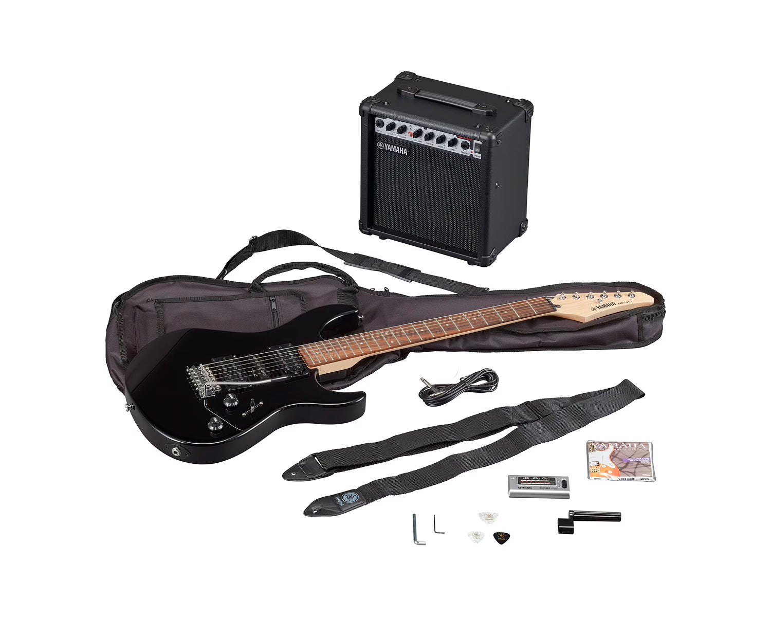 Paquete De Guitarra Eléctrica Yamaha ERG121GPII2 Metallic Blue