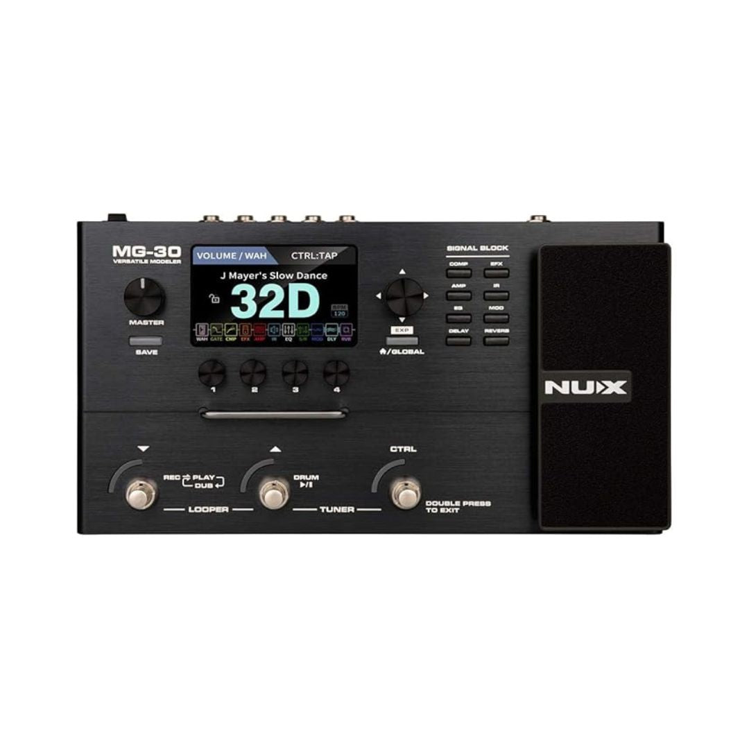 PROCESADOR NUX P/GUITARRA MOD. MG-30