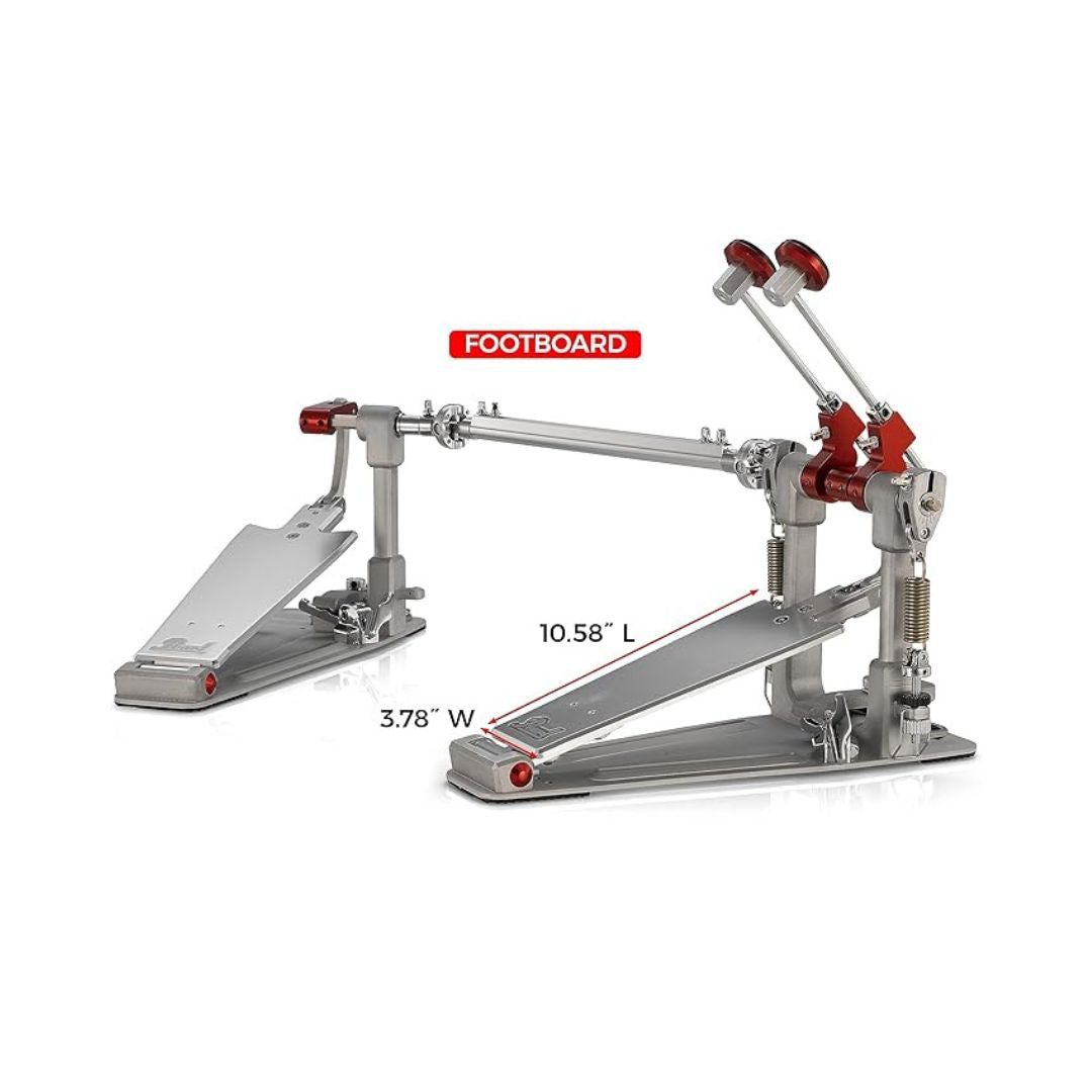 DOBLE PEDAL PEARL ELIMINATOR DEMON DRIVE XR W/CASE P-3502D