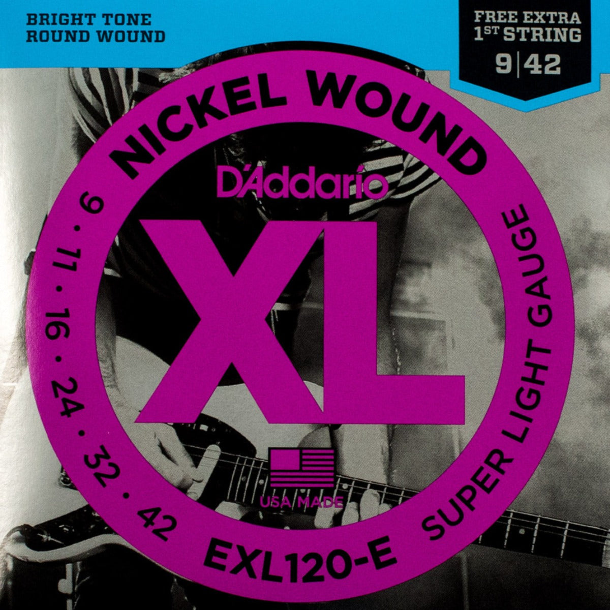 ENCORDADURA DADDARIO P/GUITARRA EXL120-E