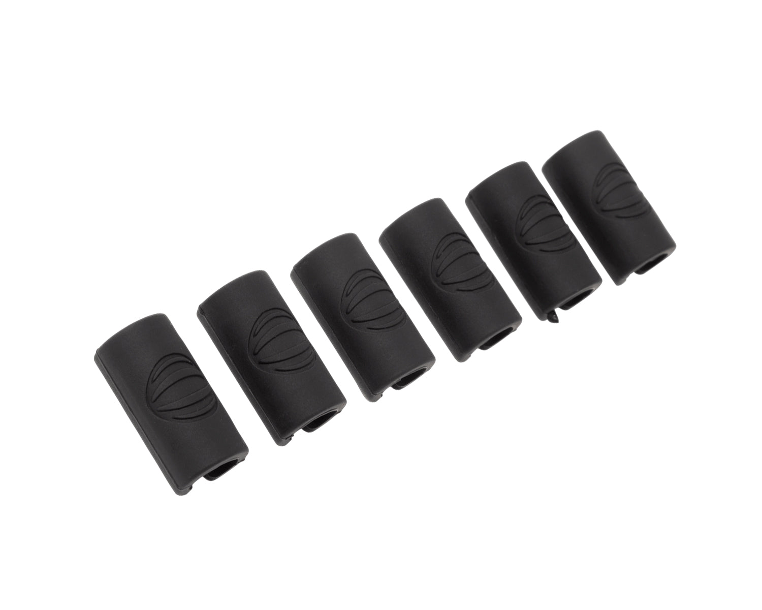 Sordinas Ernie Ball para Resortes de Guitarra Eléctrica Goma Negra 9639