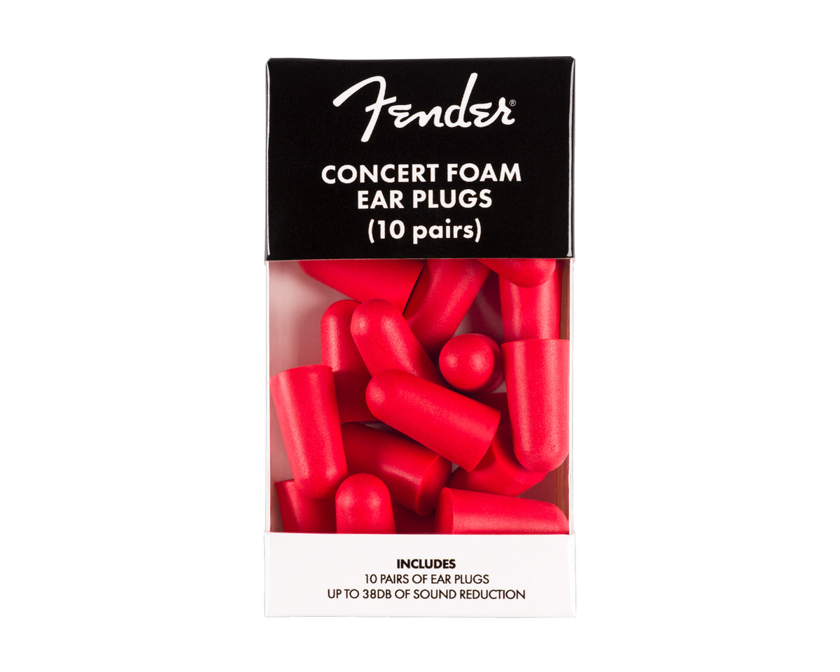 Tapones para oídos Fender Concert Foam Ear Plugs (10 pares)