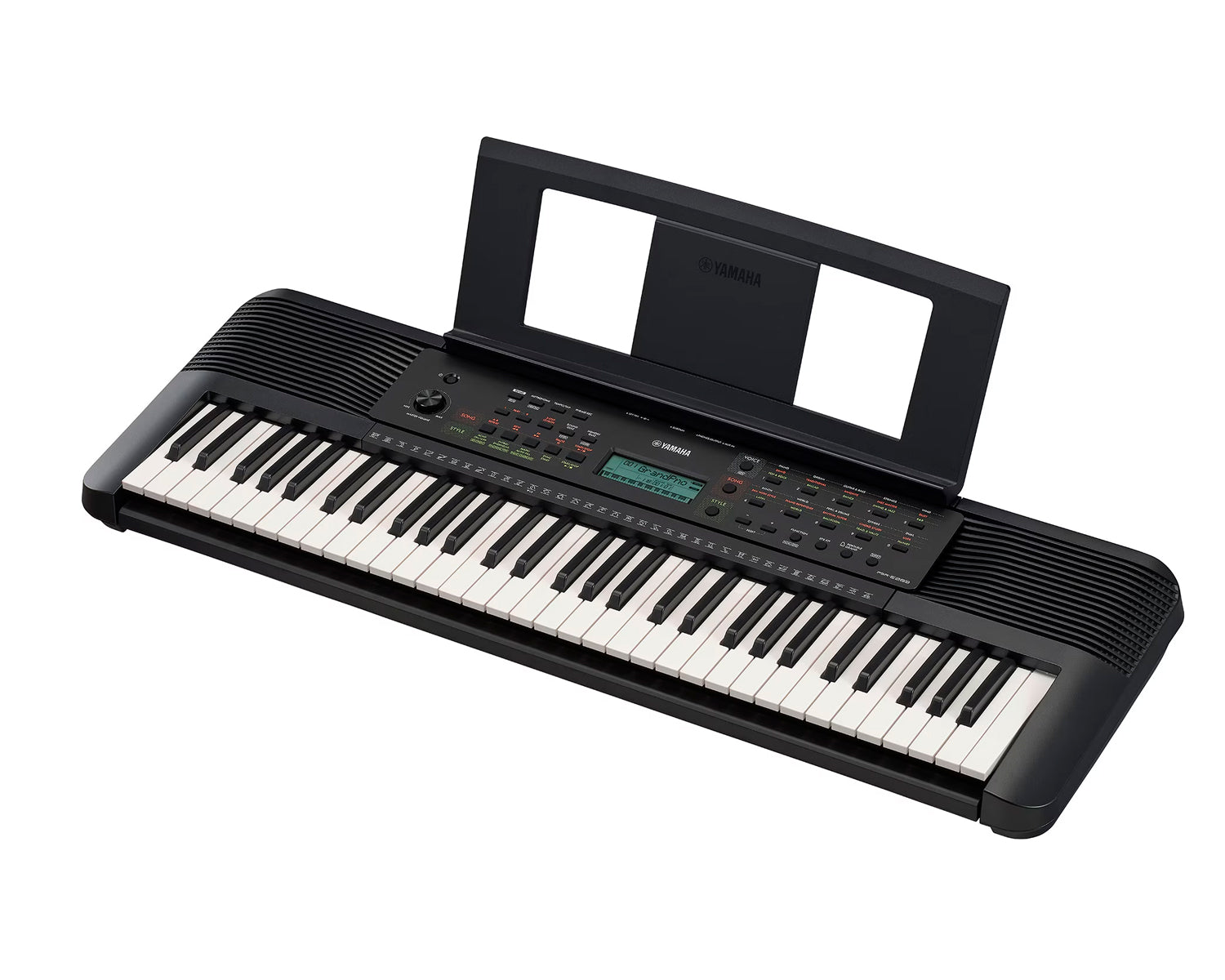 Teclado Digital Yamaha PSRE283 Con Adaptador de Corriente Negro