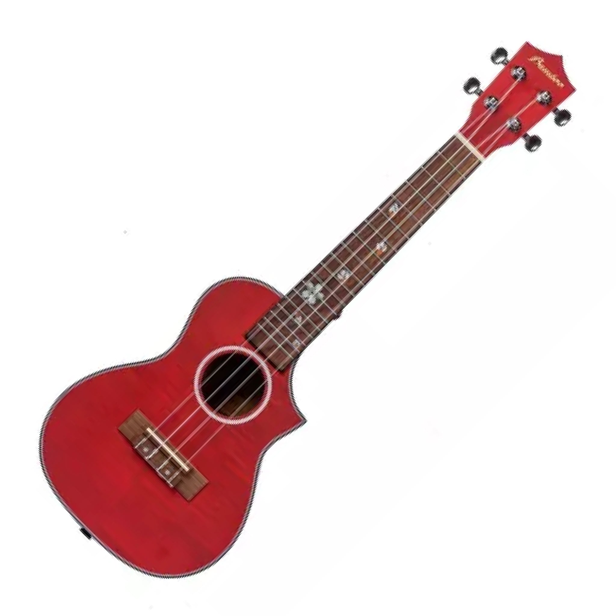UKELELE BAMBOO CONCIERTO BLOSSOM RED U-23 C/FUNDA
