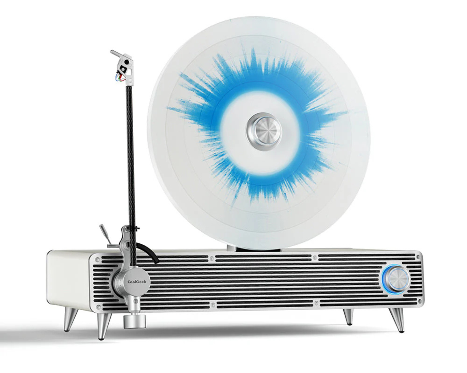 Tornamesa Vertical VS01 Blanca Cool Geek