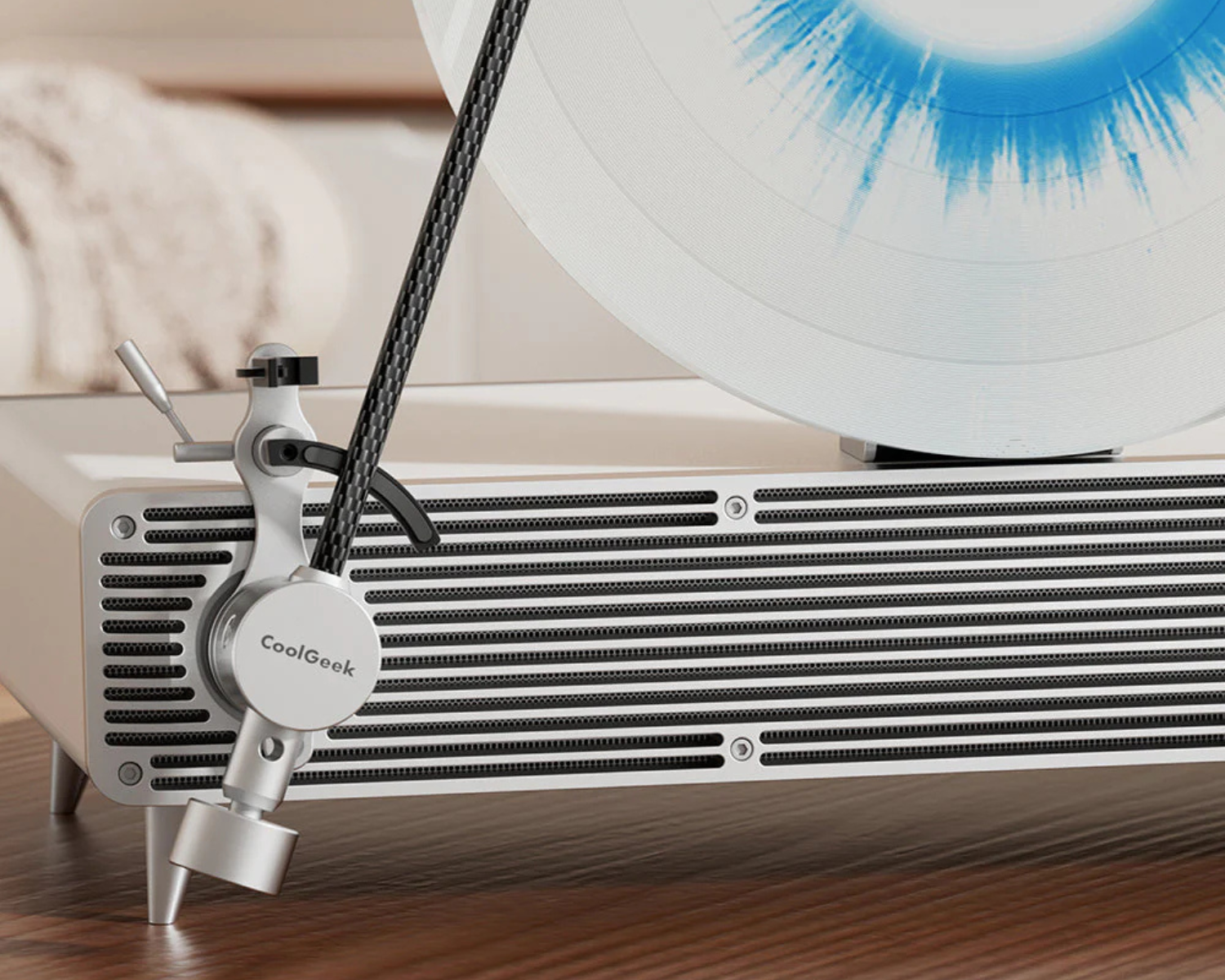 Tornamesa Vertical VS01 Blanca Cool Geek