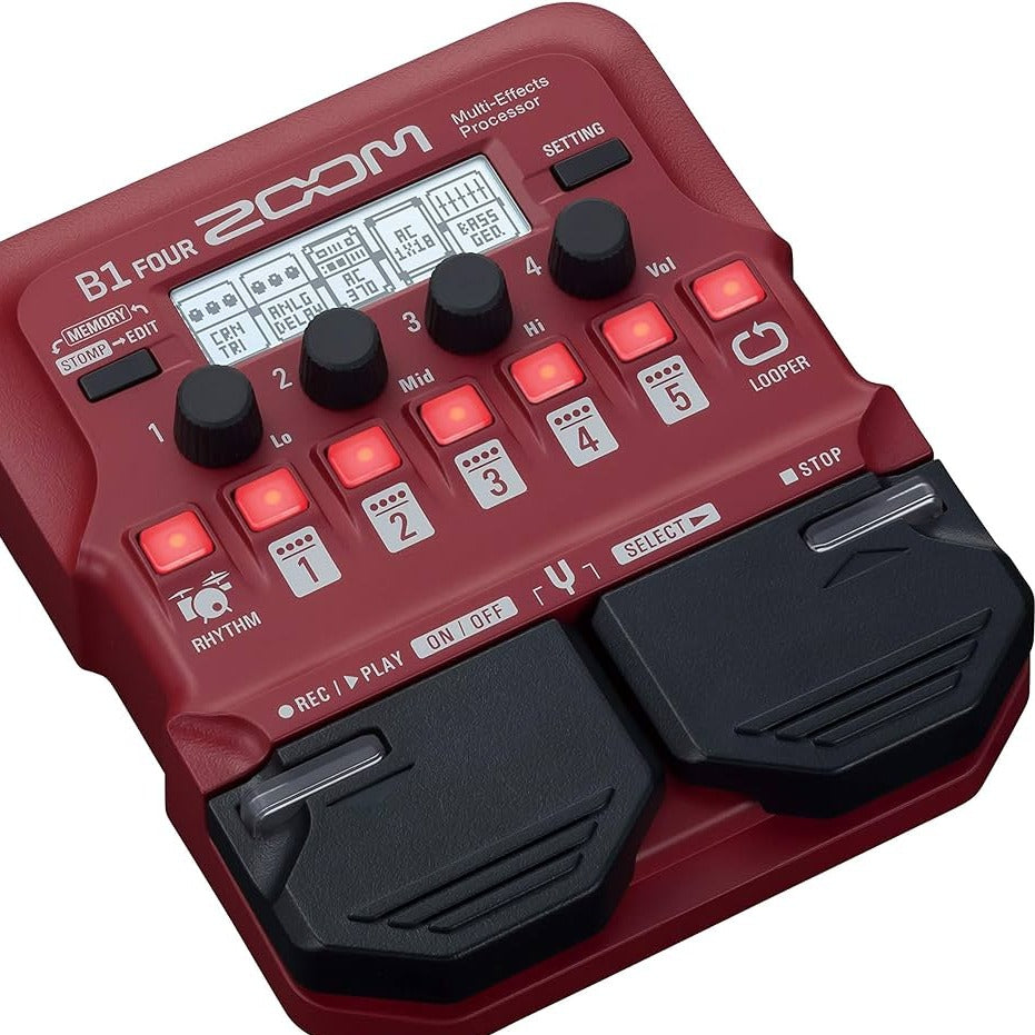 ZOOM ZB1XFOUR Pedal multiefectos para Bajo