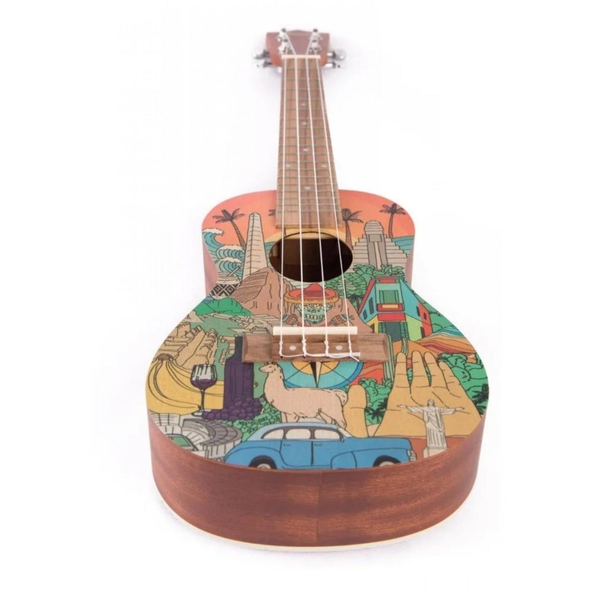 UKELELE BAMBOO CONCIERTO SAPELE LATIN U-23