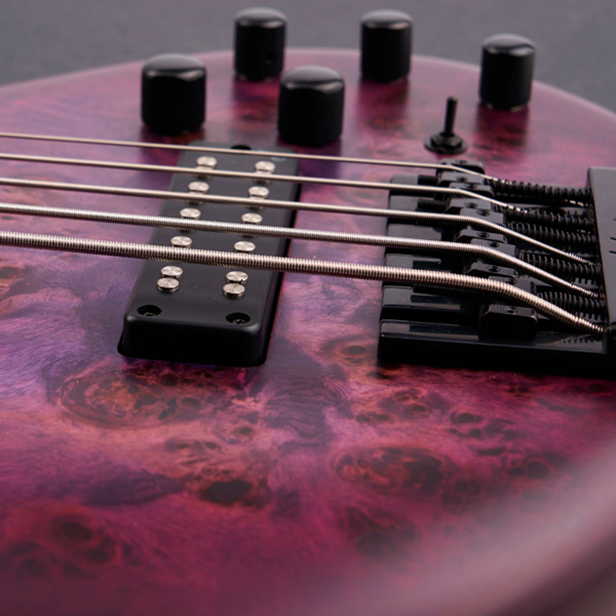 BAJO JACKSON X SERIES SPECTRA BASS SBXP V, TRANSPARENT PURPLE BURST