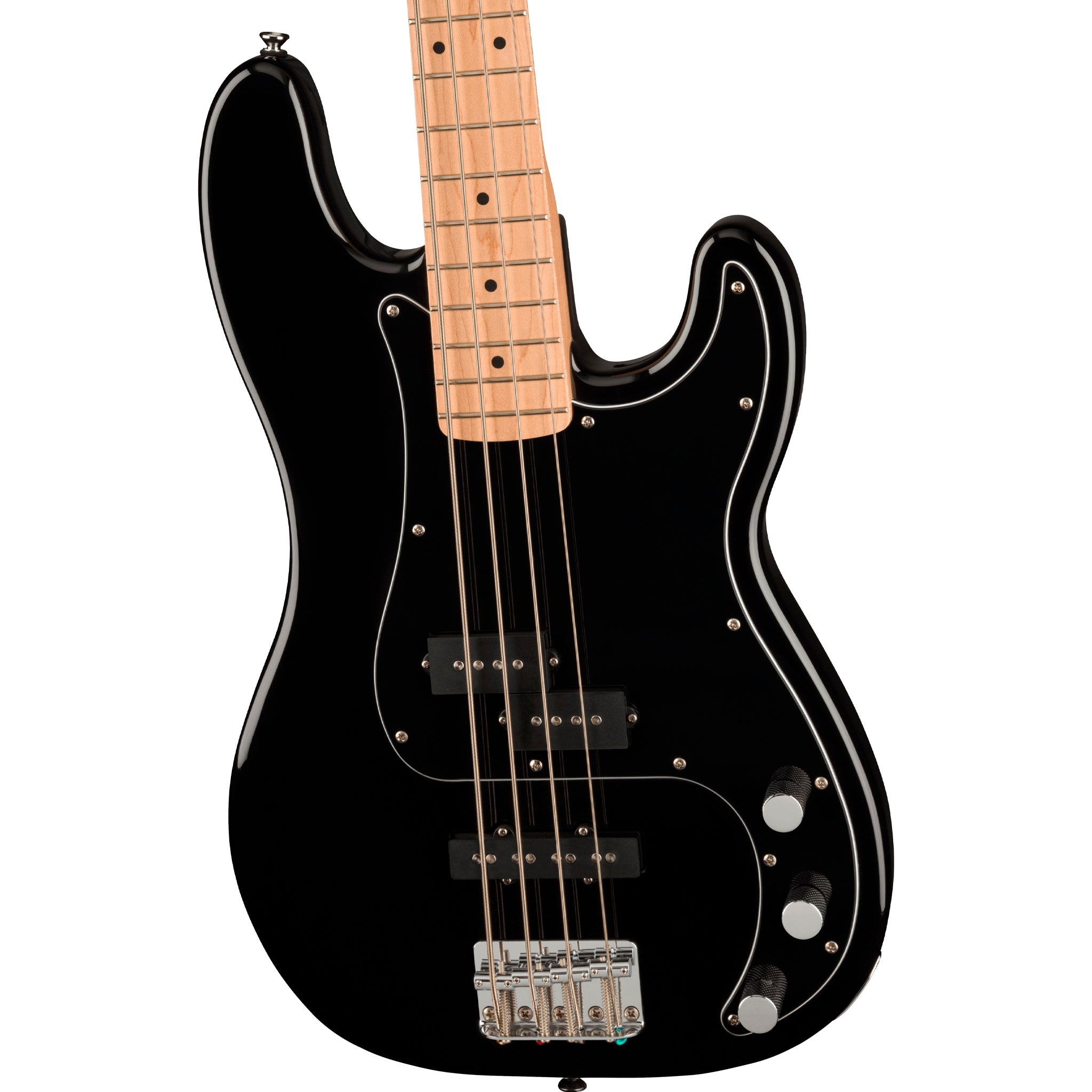 Paquete Bajo Eléctrico Squier Affinity Precision Bass PJ Black con Estuche, Amplificador y Accesorios – Ideal para Principiantes
