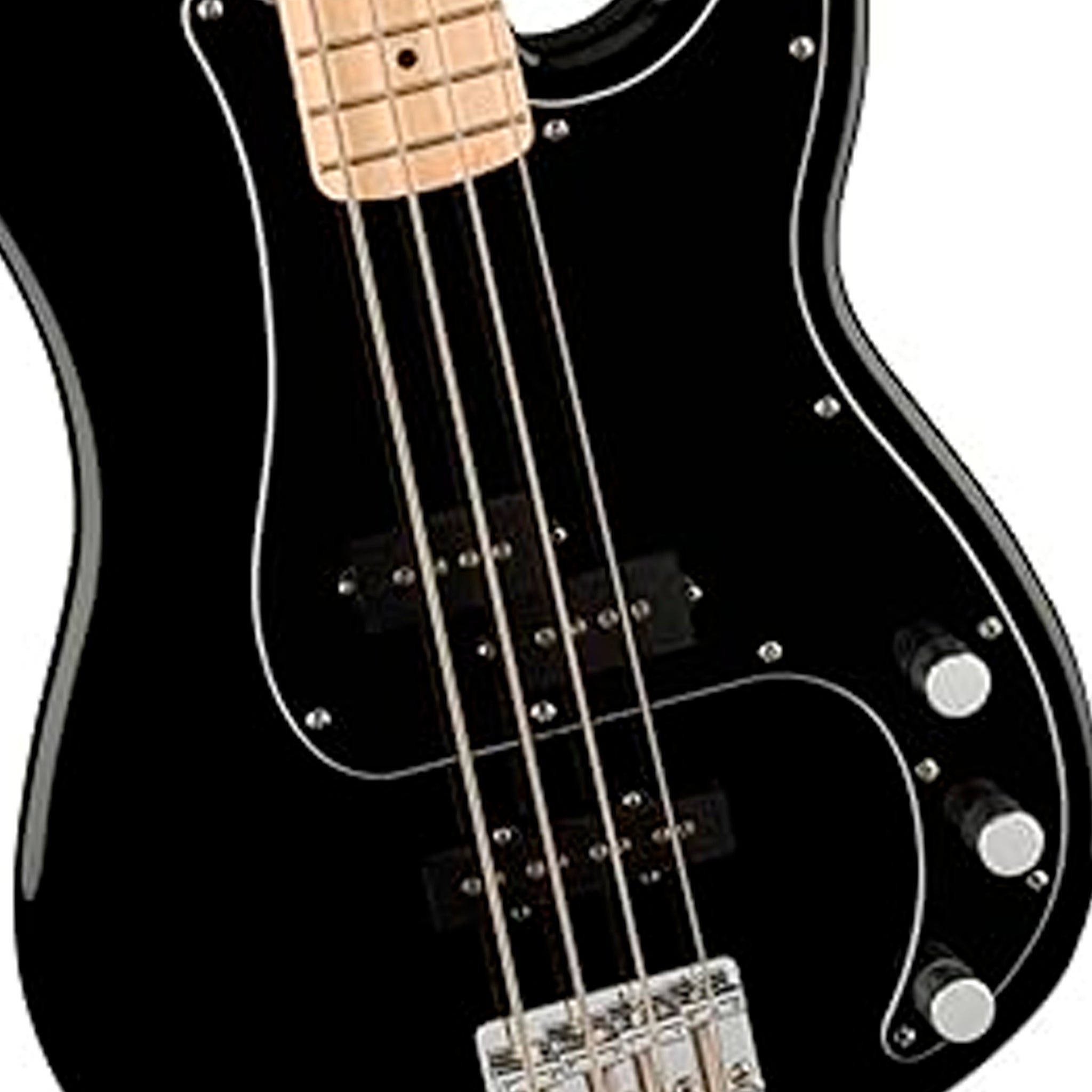 Paquete Bajo Eléctrico Squier Affinity Precision Bass PJ Black con Estuche, Amplificador y Accesorios – Ideal para Principiantes