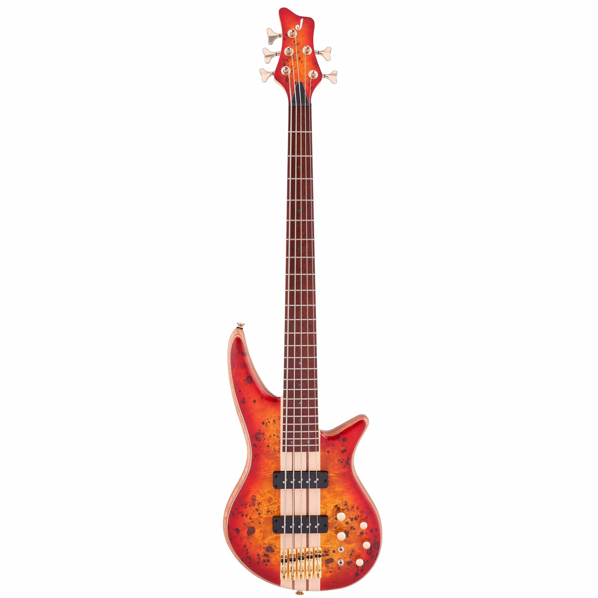 BAJO JACKSON SPECTRA BASS SBP V, CARAMELIZED, CHERRY BURST