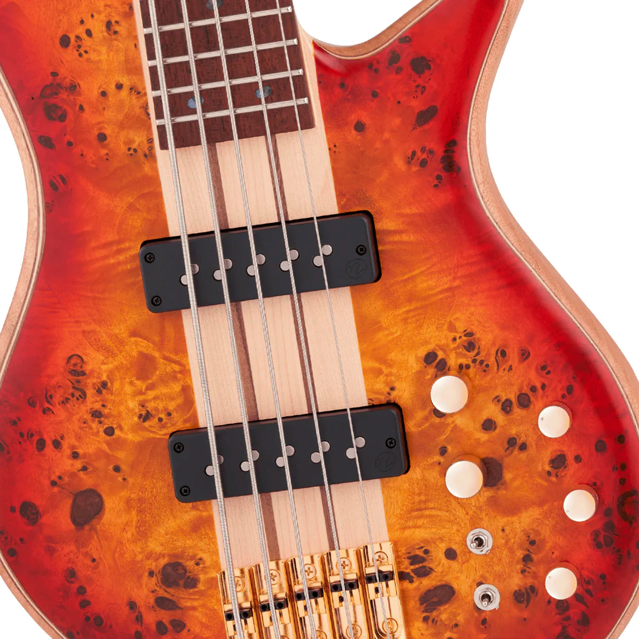 BAJO JACKSON SPECTRA BASS SBP V, CARAMELIZED, CHERRY BURST