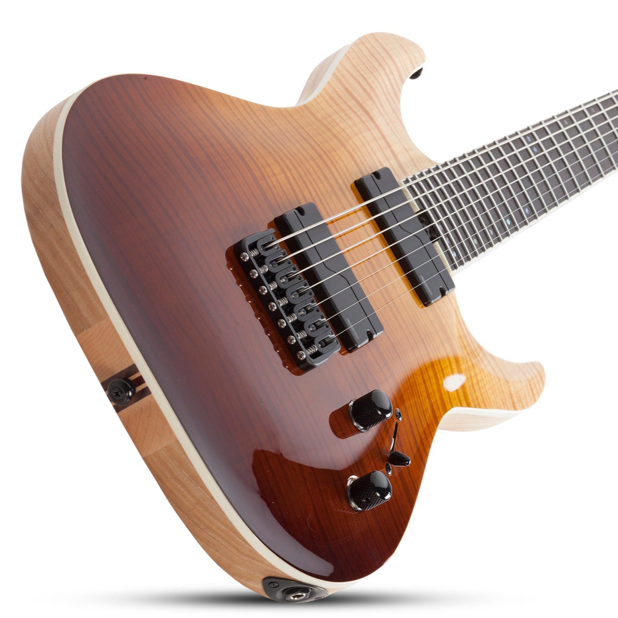 Guitarra eléctrica Schecter C-7 SLS Elite 7 Cuerdas Antique Fade Burst