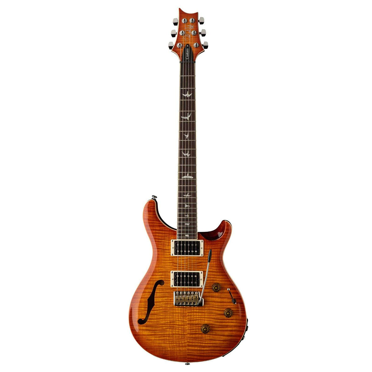 PRS SE CUSTOM 24 SEMI HOLLOW PIEZO VINTAGE SUNBURST GUITARRA ELECTRICA CON GIG BAG