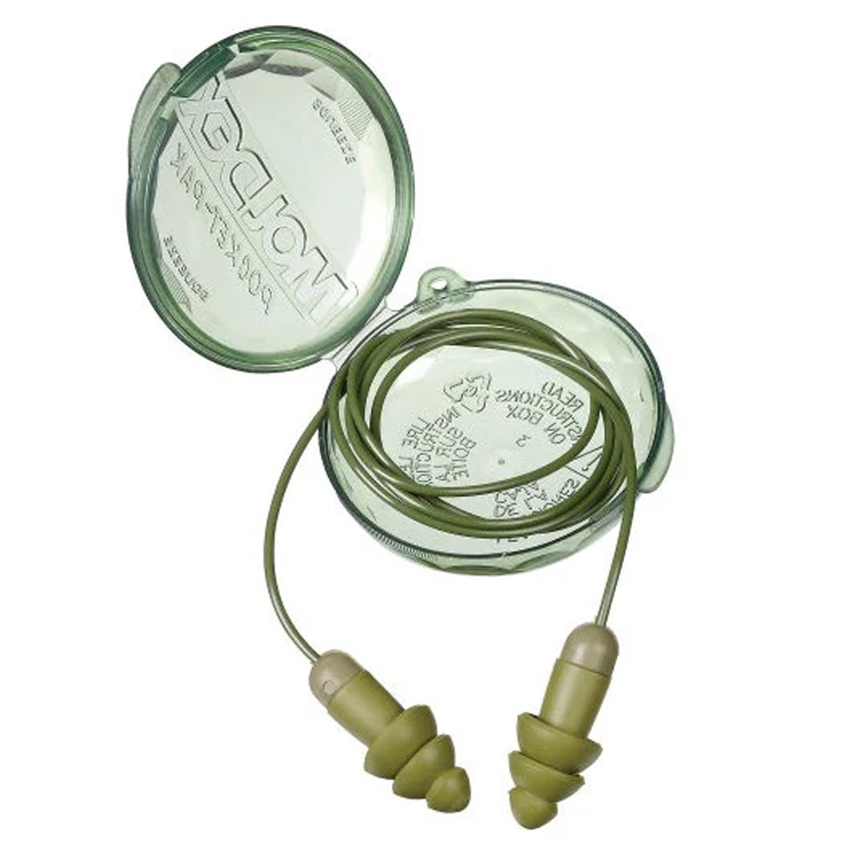 TAPONES MOLDEX "ROCKETS" PARA OIDOS, CAMO CON ESTUCHE 27db
