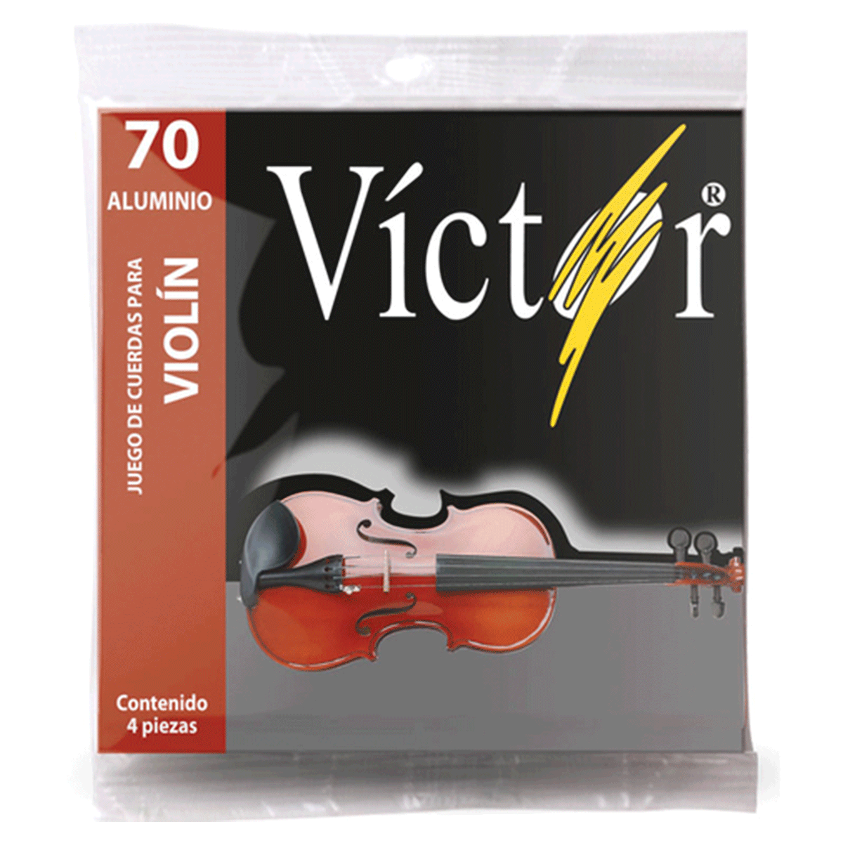 ENCORDADURA VICTOR PARA VIOLIN  ALUMINIO 70