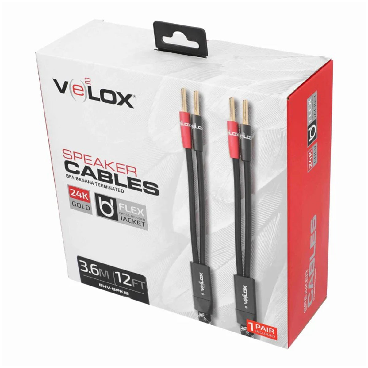 VELOX CABLE DE ALTAVOZ 3.05MTS 12AWG EHV-SPK10