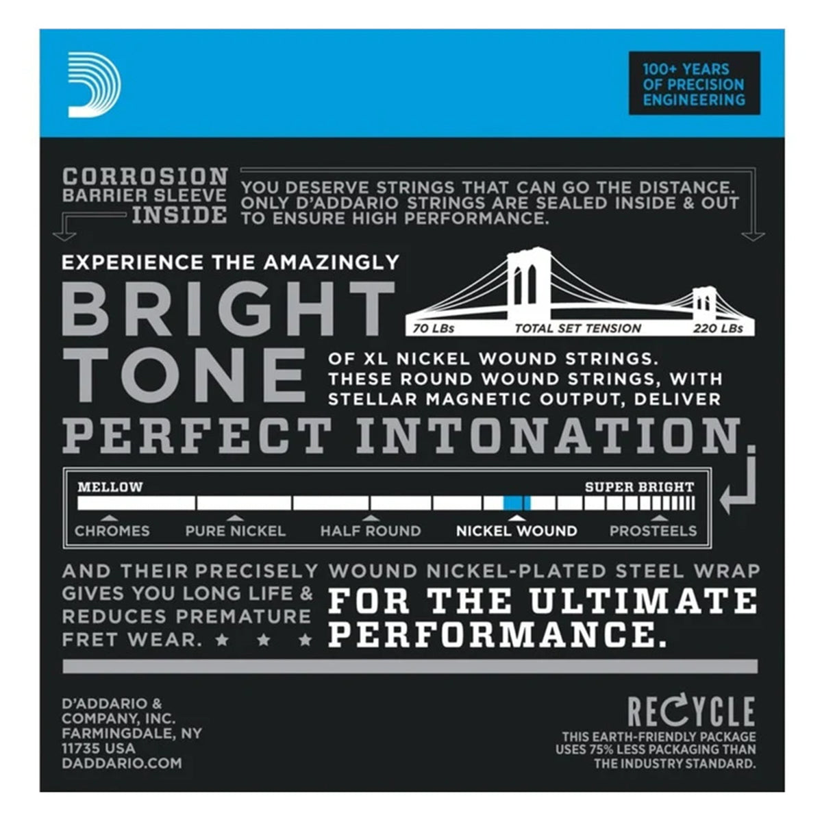 Encordadura Daddario EXL-220
